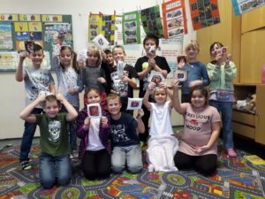 Fotografie- Žáci 3. roč. při "pracovkách"